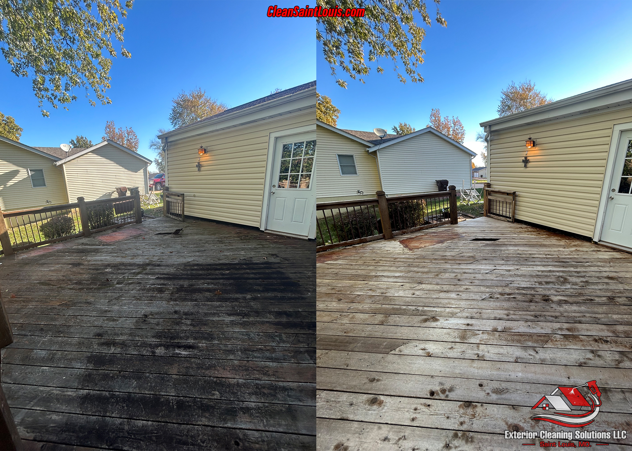 Professional Deck Cleaning and Restoration in Saint Peters, MO.
