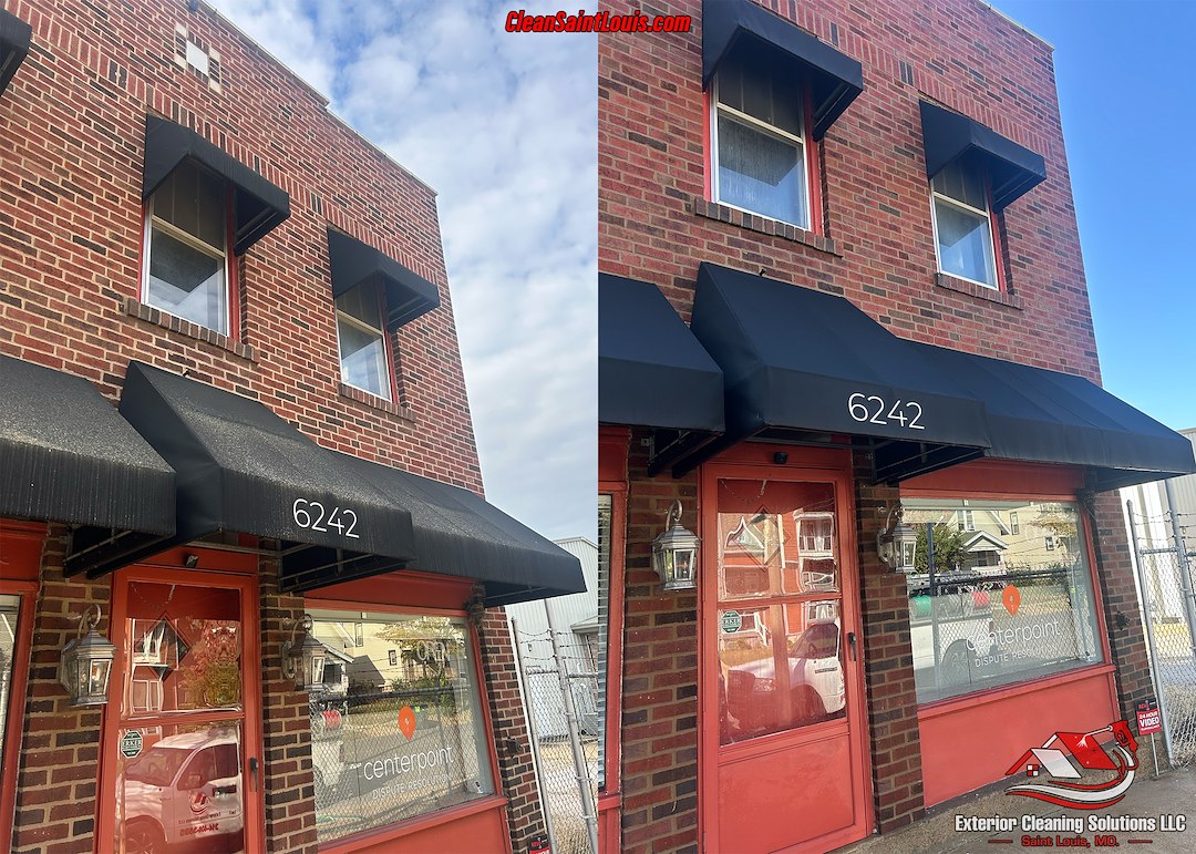 Commercial Awning Cleaning in St. Louis, MO.