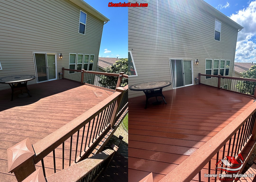 Composite Deck Refreshed in Ballwin, MO
