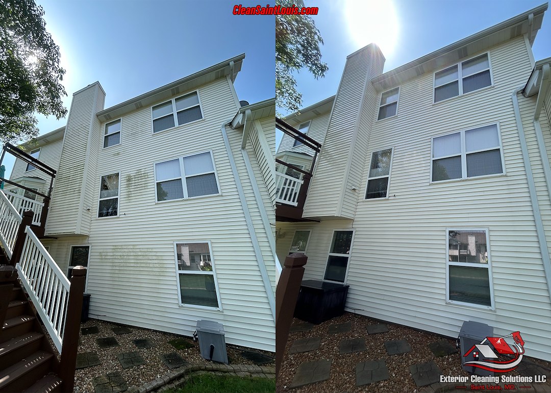 HOA and Villa Community House Washing in OFallon, MO.