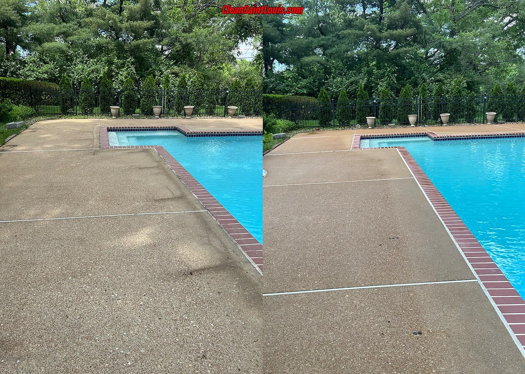 Top Quality Pool Deck and Patio Cleaning in St. Louis, MO.