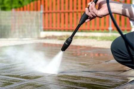 Concrete cleaning